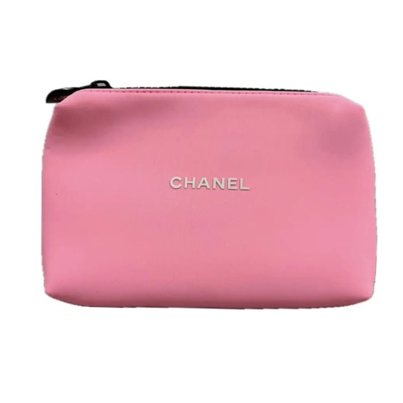 CHANEL Pink Cosmetic Bag new in the box - Picture 1 of 3